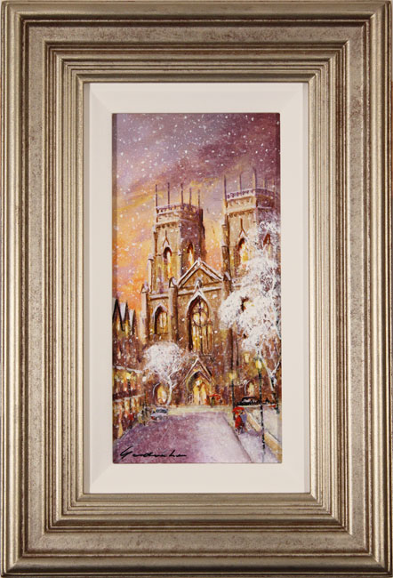 Gordon Lees, Original oil painting on panel, York Minster