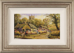 Gordon Lees, Original oil painting on panel, A Summer Evensong Large image. Click to enlarge