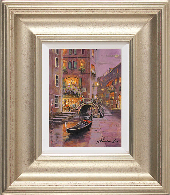 Gordon Lees, Original oil painting on panel, Venetian Twilight  