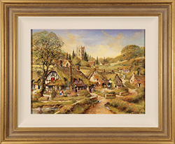 Gordon Lees, Original oil painting on panel, Midsummer Morning