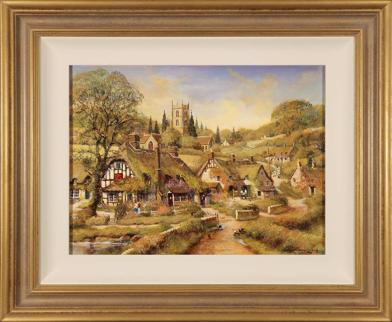 Gordon Lees, Original oil painting on panel, Midsummer Morning, click to enlarge
