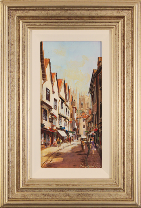 Gordon Lees, Original oil painting on panel, Low Petergate