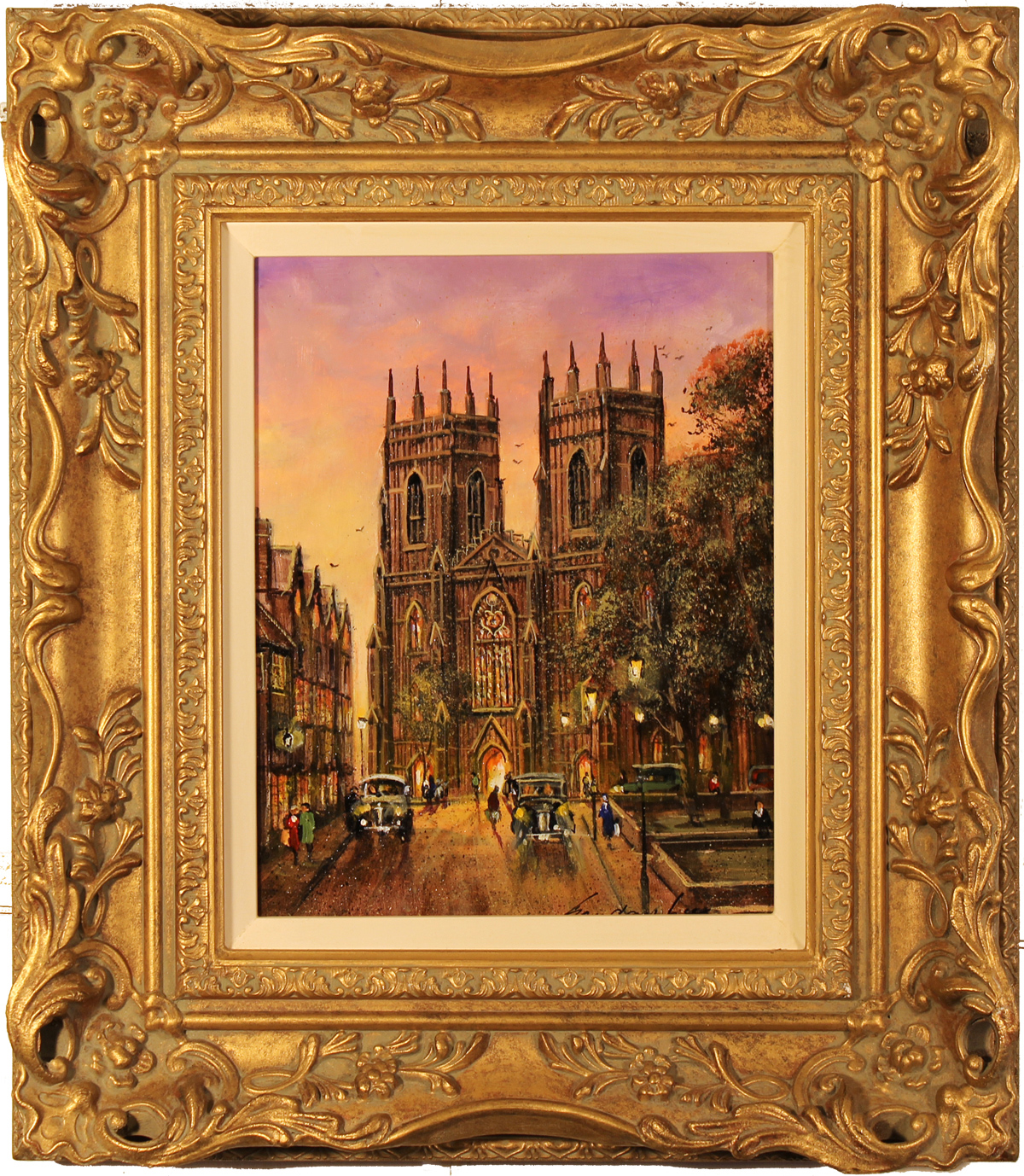 Gordon Lees, Original oil painting on panel, York Minster ...