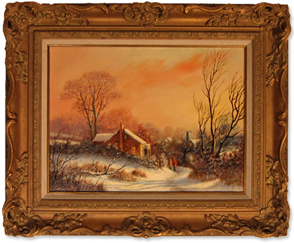 Gordon Lindsay, Original oil painting on canvas, Untitled