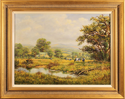 Gordon Lindsay, Original oil painting on canvas, Untitled