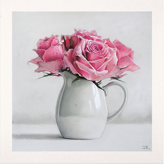 Ian Rawling, PS, Pastel, Milk Jug and Roses
