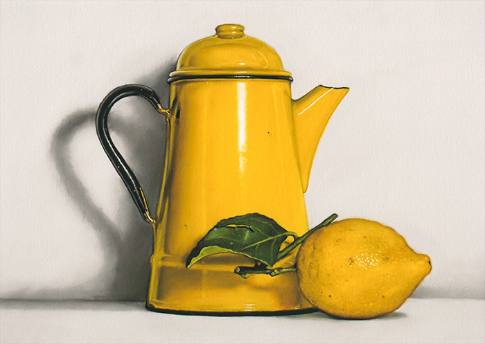 Ian Rawling, PS, Print, Coffee Pot and Lemon