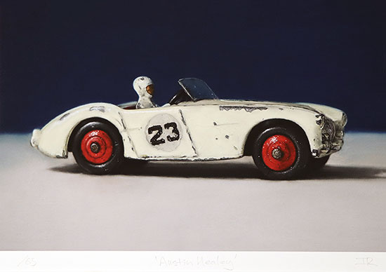 Ian Rawling, PS, Signed limited edition print, Austin Healey