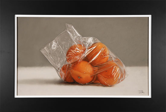 Ian Rawling, Pastel, Bag of Clementines 