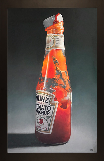 Ian Rawling, Pastel, Tomato Ketchup Bottle , click to enlarge