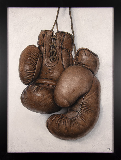 Ian Rawling, Pastel, Boxing Gloves