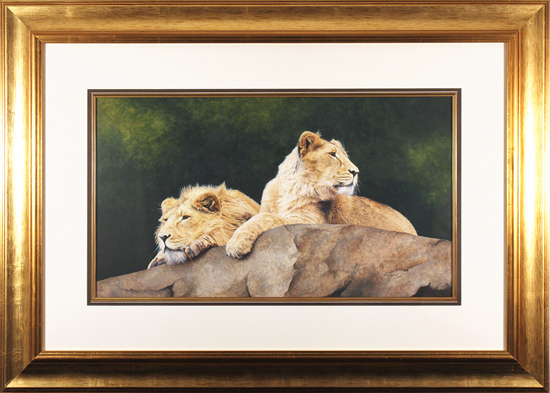 Jacqueline Gaylard, SOFA, Original acrylic painting on board, On the Lookout, click to enlarge