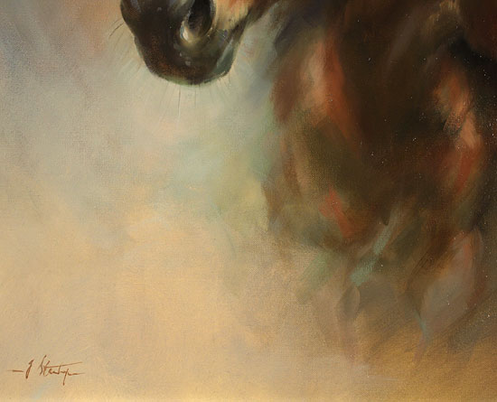 Jacqueline Stanhope, Original oil painting on canvas, Mare and Foal Signature image. Click to enlarge