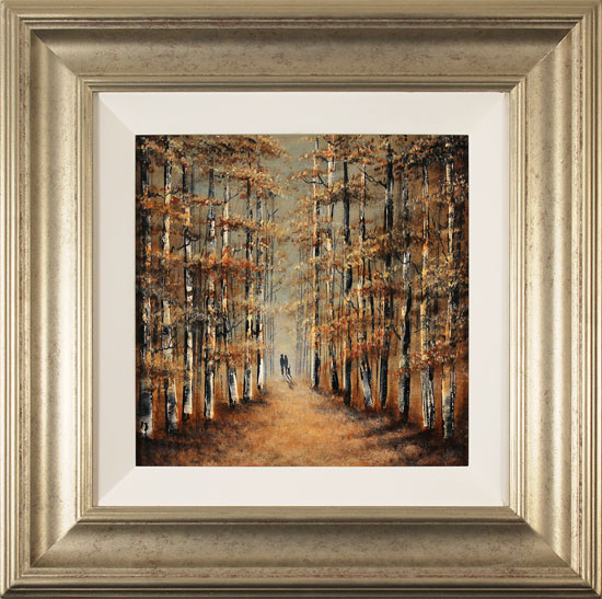 Jay Nottingham, Original oil painting on panel, A Walk in the Wood, click to enlarge
