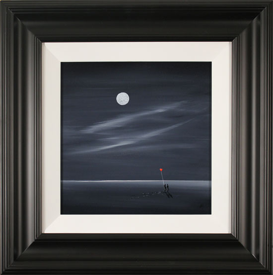 Jay Nottingham, Original oil painting on panel, Shoreline Sweethearts, click to enlarge