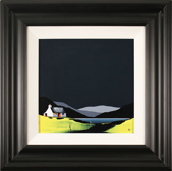 Jay Nottingham, Original oil painting on panel, Rainbow's End Cottage, click to enlarge