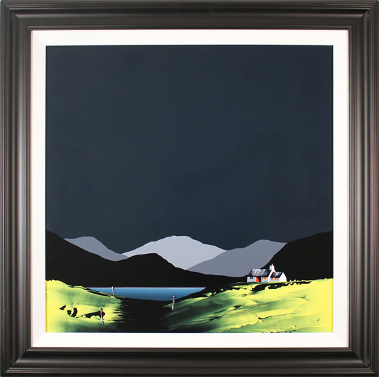 Jay Nottingham, Original oil painting on panel, Path's End Cottage, click to enlarge