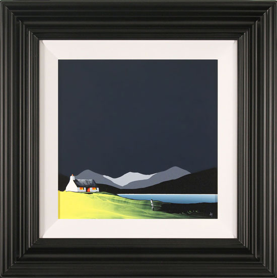 Jay Nottingham, Original oil painting on panel, Slate Cottage, click to enlarge