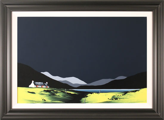 Jay Nottingham, Original oil painting on panel, Holly Bush Cottage