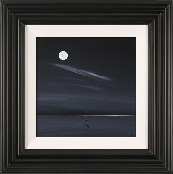 Jay Nottingham, Original oil painting on panel, Moonlight Kiss , click to enlarge