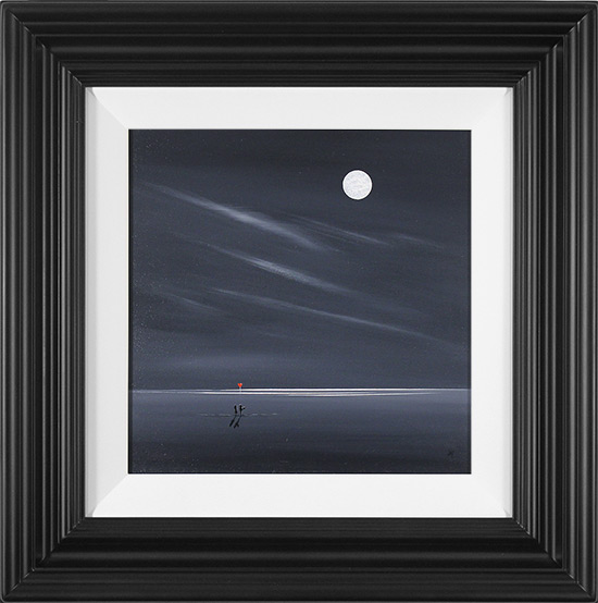 Jay Nottingham, Original oil painting on panel, Midnight Rendezvous, click to enlarge