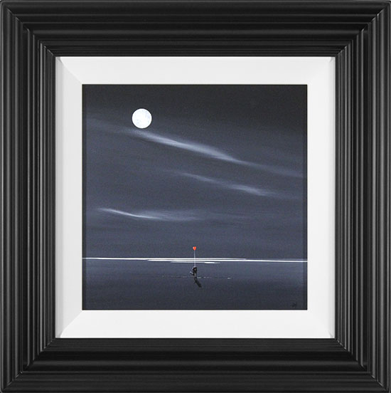Jay Nottingham, Original oil painting on panel, The Kiss, click to enlarge