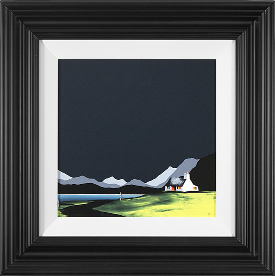 Jay Nottingham, Original oil painting on panel, Meadow Cottage , click to enlarge