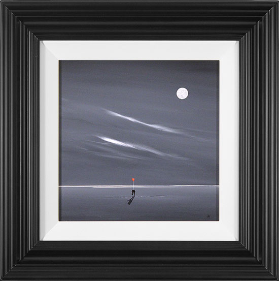Jay Nottingham, Original oil painting on panel, Moonlight Sweethearts, click to enlarge