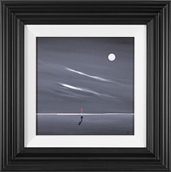 Jay Nottingham, Original oil painting on panel, Moonlight Sweethearts Large image. Click to enlarge