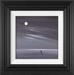 Jay Nottingham, Original oil painting on panel, Moonlight Stroll Large image. Click to enlarge