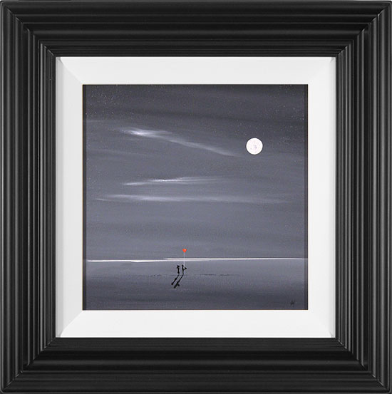 Jay Nottingham, Original oil painting on panel, Moonlight Surprise, click to enlarge