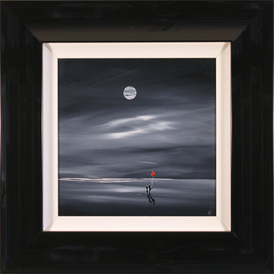 Jay Nottingham, Original oil painting on panel, Moonlight Surprise, click to enlarge