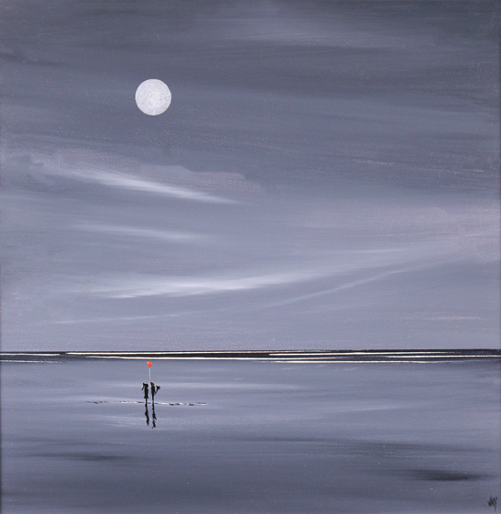 Jay Nottingham, Original oil painting on panel, Young Love, click to enlarge