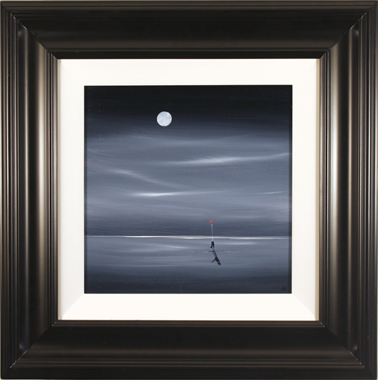 Jay Nottingham, Original oil painting on panel, Shoreline Sweethearts, click to enlarge