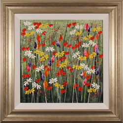 Jay Nottingham, Original oil painting on panel, Flower Power Large image. Click to enlarge