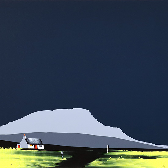 Jay Nottingham, Original oil painting on panel, Pen-y-ghent