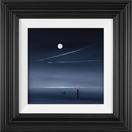 Jay Nottingham, Original oil painting on panel, Moonlight Explorers