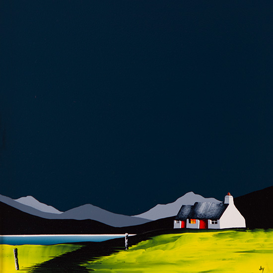 Jay Nottingham, Original oil painting on panel, The Old Workshop