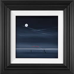 Jay Nottingham, Original oil painting on panel, Moonlight Games