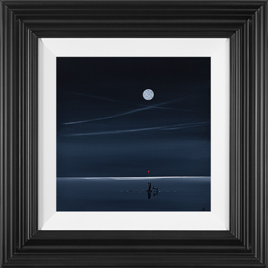 Jay Nottingham, Original oil painting on panel, Moonlight Stroll