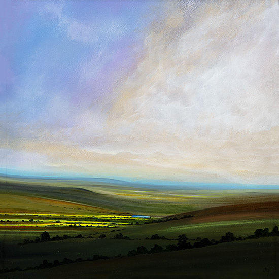 Jay Nottingham, Original oil painting on panel, Down in the Valley