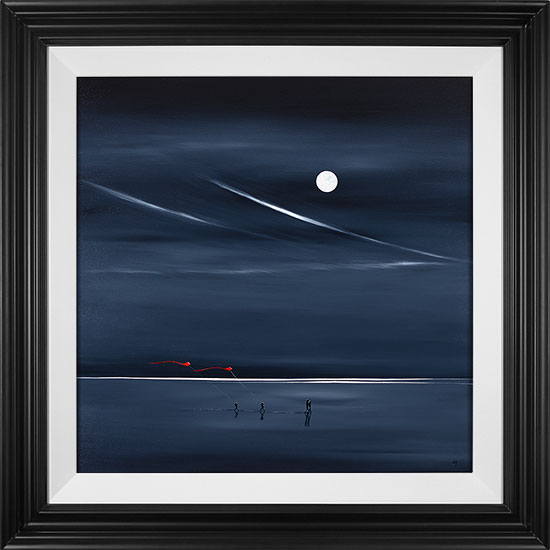 Jay Nottingham, Original oil painting on panel, The Kite Runners, click to enlarge