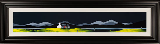 Jay Nottingham, Original oil painting on panel, Shoreline Cottage, click to enlarge