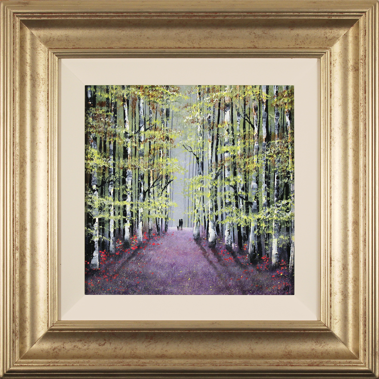 Jay Nottingham, Original oil painting on panel, Spring Wood