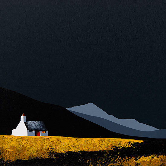 Jay Nottingham, Original oil painting on panel, Rapeseed Cottage