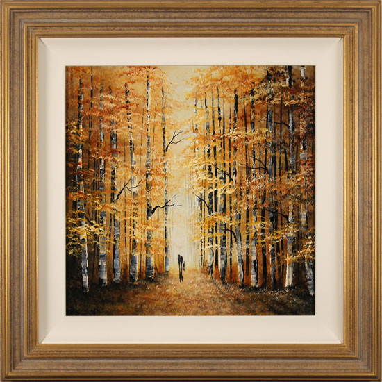 Jay Nottingham, Original oil painting on panel, Autumn Wood 16x16ins ...