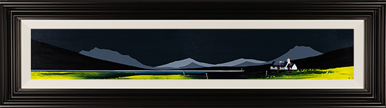 Jay Nottingham, Original oil painting on panel, Two Peaks Cottage