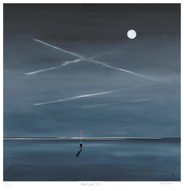 Jay Nottingham, Signed limited edition print, Moonlight Kiss