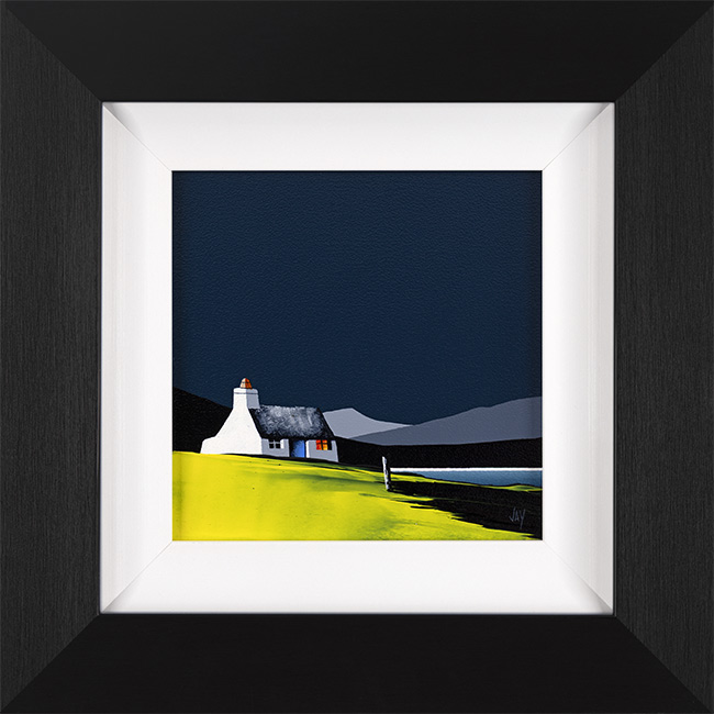Jay Nottingham, Original oil painting on panel, Pathway Cottage, click to enlarge