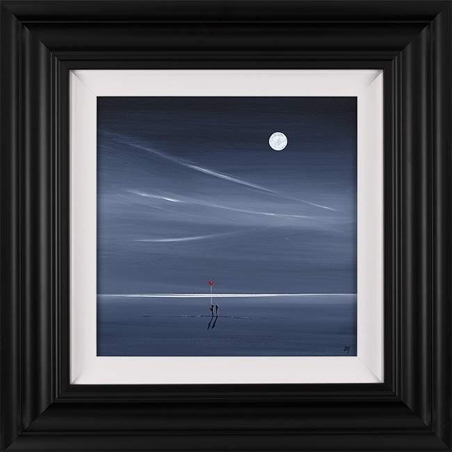 Jay Nottingham, Original oil painting on panel, Moonlight Serenade